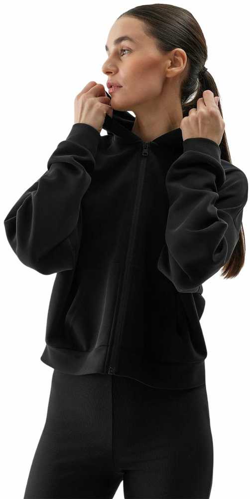 Bluza damska 4F F1002 tamsiai juoda 4FWSS24TSWSF1002 20S (L)
