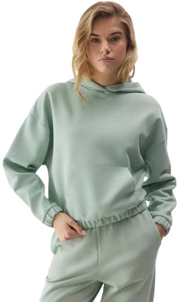 Bluza damska 4F F1057 jasna žalia 4FWSS24TSWSF1057 42S (M)