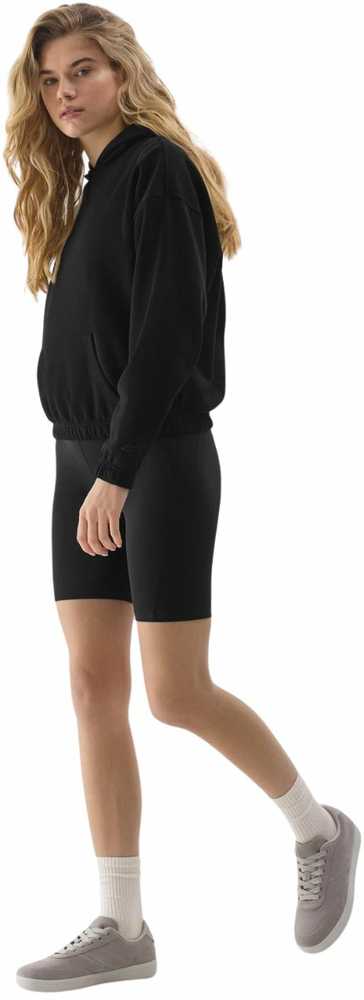 Bluza damska 4F F1057 tamsiai juoda 4FWSS24TSWSF1057 20S (L)