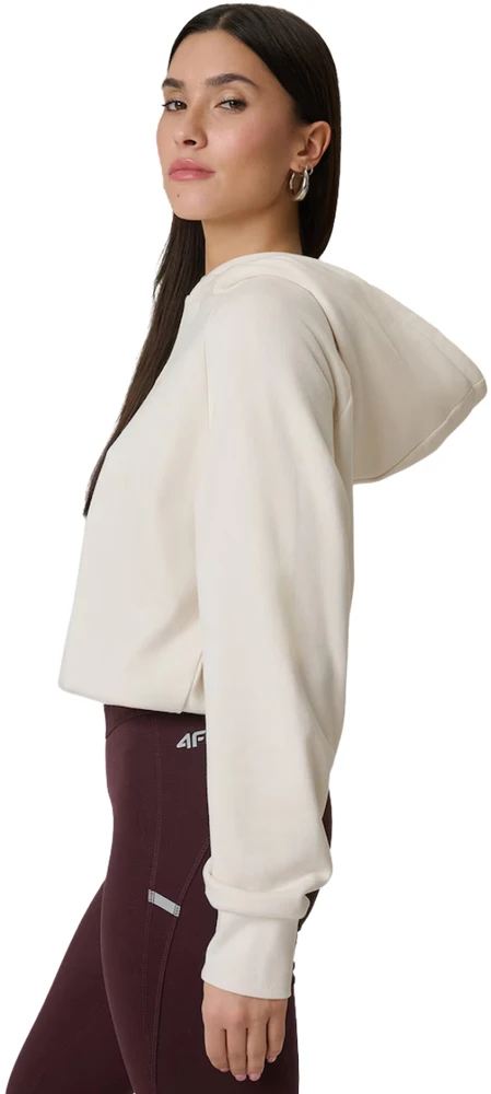 Bluza damska 4F F2175 kreminė 4FWSS26TSWSF2175 12S (S)