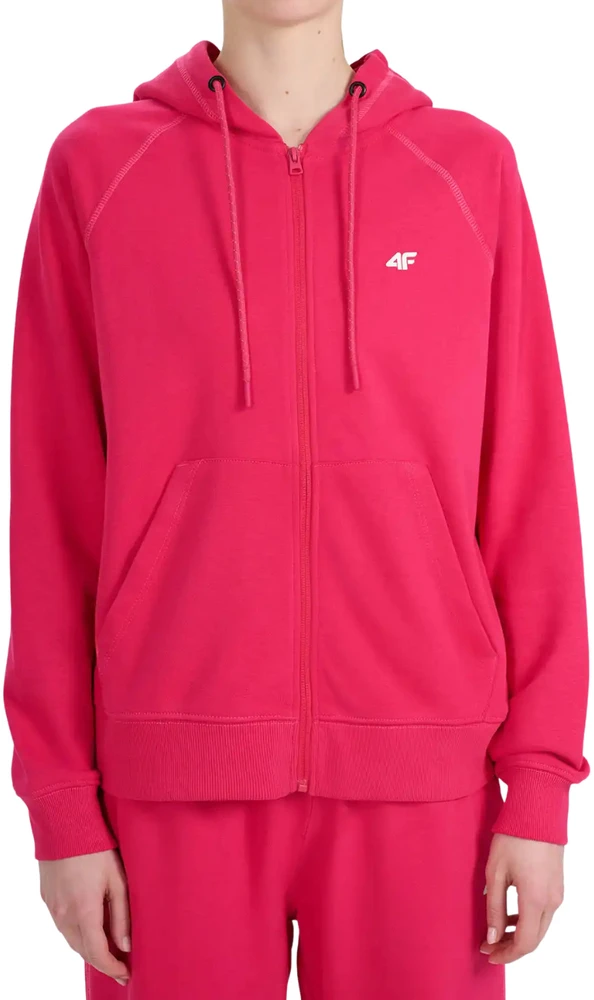 Bluza damska 4F F2205 rožinė 4FWSS26TSWSF2205 54S (2XL)