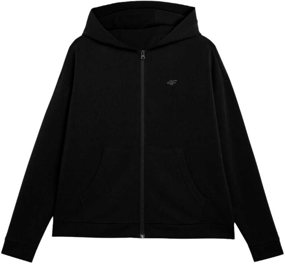 Bluza damska 4F tamsiai juoda H4Z22 BLD041 20S (M)