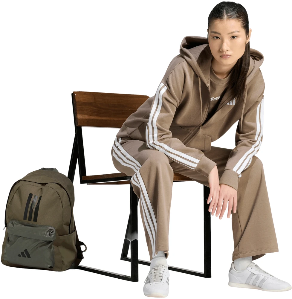 Bluza damska adidas Essentials 3-Stripes Full-Zip Fleece Hoodie jasny ruda KF6273 (S)