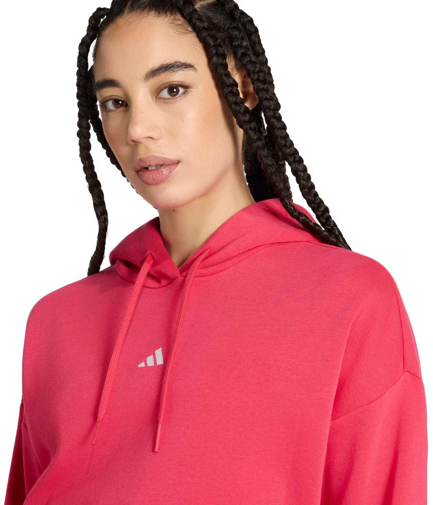 Bluza damska adidas Essentials Small Logo Feel Cozy rožinė KF8401 (2XL)