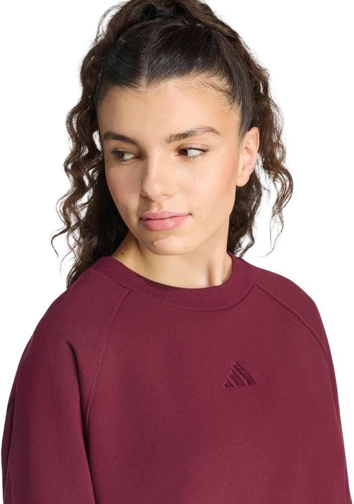 Bluza damska adidas Kit Small Logo bordinė KV9824 (XL)
