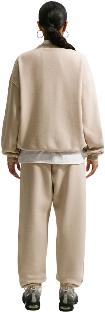 Bluza damska Nike Studio Fleece kreminė IM8082 236 (XL)