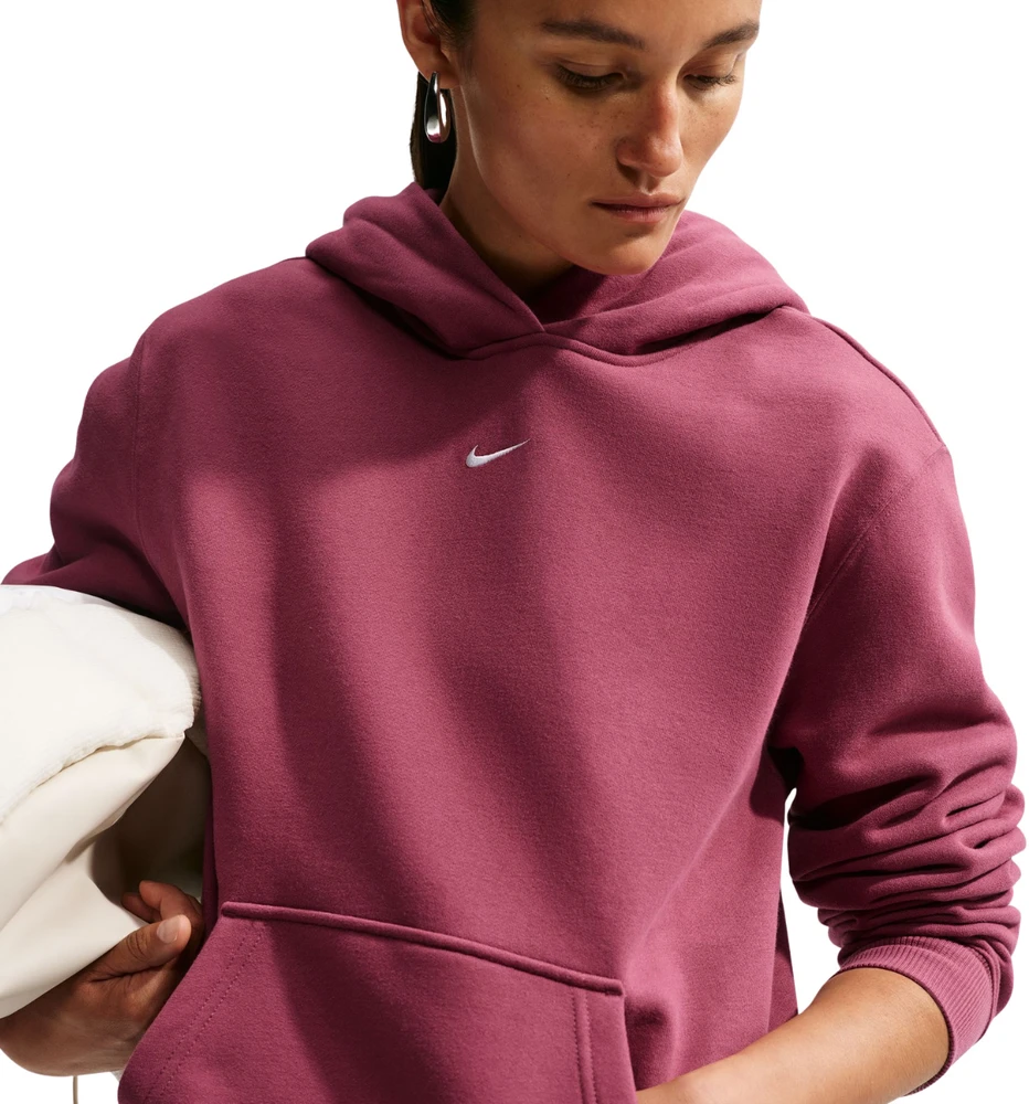 Bluza damska Nike Studio Fleece Medium Weight rožinė IM8100 654 (XL)