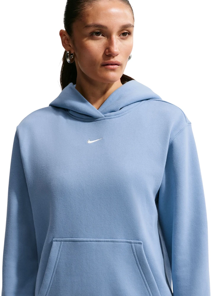 Bluza damska Nike Studio Fleece Medium Weight jasnoniebieska IM8100 486 (L)
