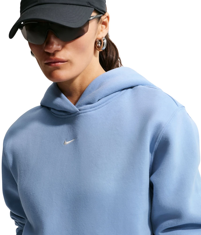 Bluza damska Nike Studio Fleece Medium Weight jasnoniebieska IM8100 486 (L)