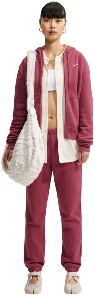 Bluza damska Nike Studio Fleece Medium Weight rožinė IM8504 654 (L)