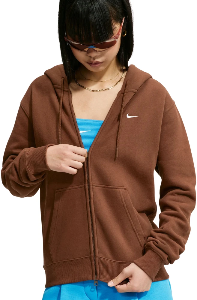 Bluza damska Nike Studio Fleece Medium Weight jasny ruda IM8504 259 (S)