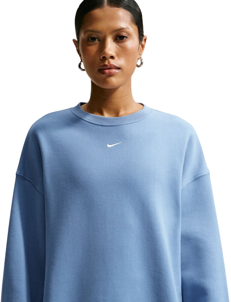 Bluza damska Nike Studio Fleece mėlyna IM8082 486 (S)