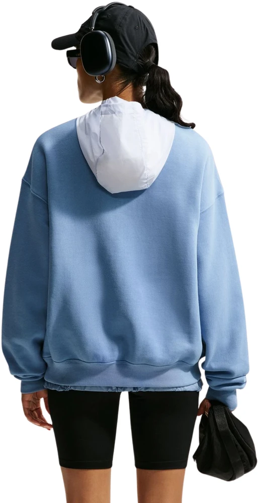 Bluza damska Nike Studio Fleece mėlyna IM8082 486 (S)