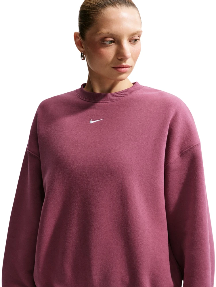 Bluza damska Nike Studio Fleece rožinė IM8082 654 (L)