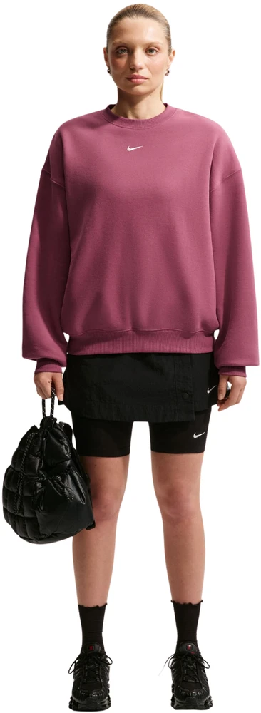 Bluza damska Nike Studio Fleece rožinė IM8082 654 (L)