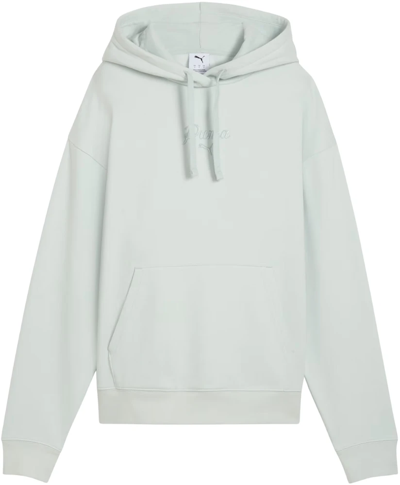 Bluza damska Puma ESS Script Comfort Hoodie miętowa 694136 29 (XL)