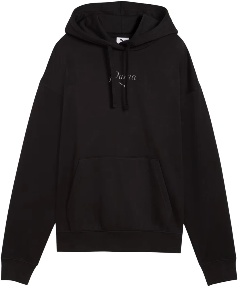 Bluza damska Puma ESS Script Comfort Hoodie juoda 694136 01 (S)