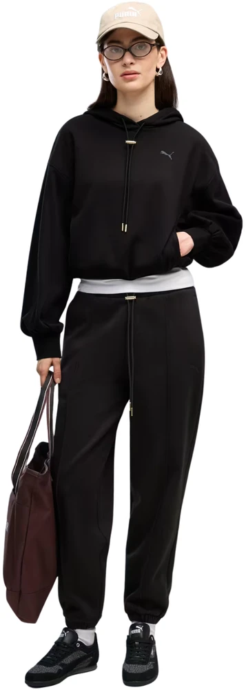 Bluza damska Puma Her Relaxed Hoodie juoda 694027 01 (M)
