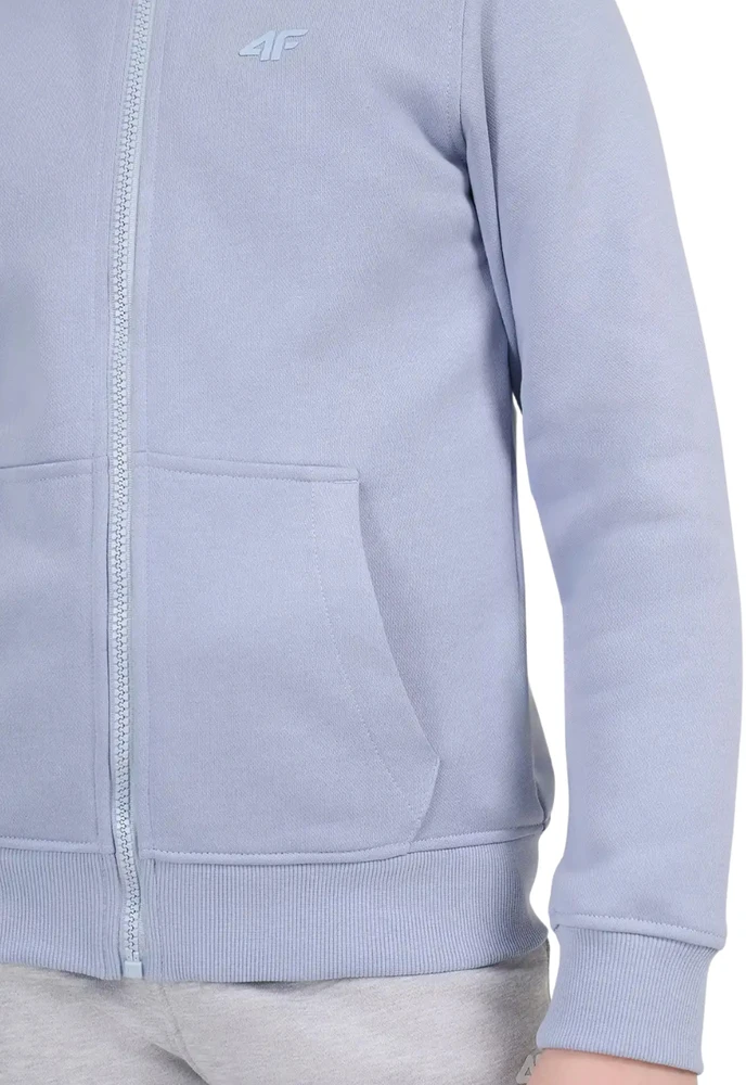Bluza dla dziewczynki 4F F2765 jasnoniebieska 4FJWAW26TSWSF2765 34S (152cm)