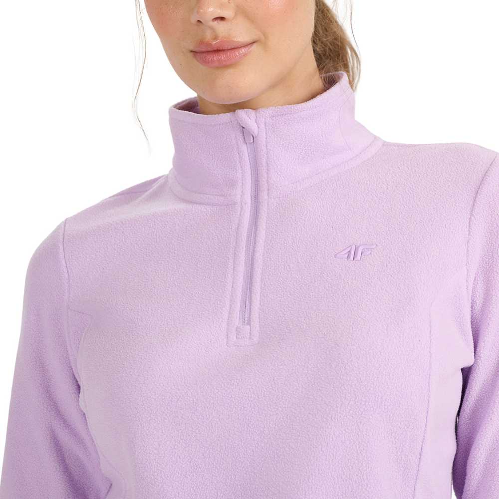 Moteriškas fliso džemperis 4F F069 šviesiai violetinė 4FWAW25UFLEF069 52S
