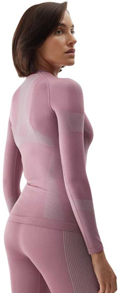 Bluza termoaktywna damska 4F F113 tamsiai rožinė 4FAW23USEAF113 53S (XS/S)