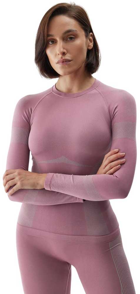 Bluza termoaktywna damska 4F F113 tamsiai rožinė 4FAW23USEAF113 53S (XS/S)