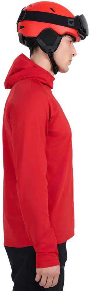 Bluza termoaktywna vyriška 4F M100 ciemna czerwień 4FWAW25UBRUM100 61S (L)