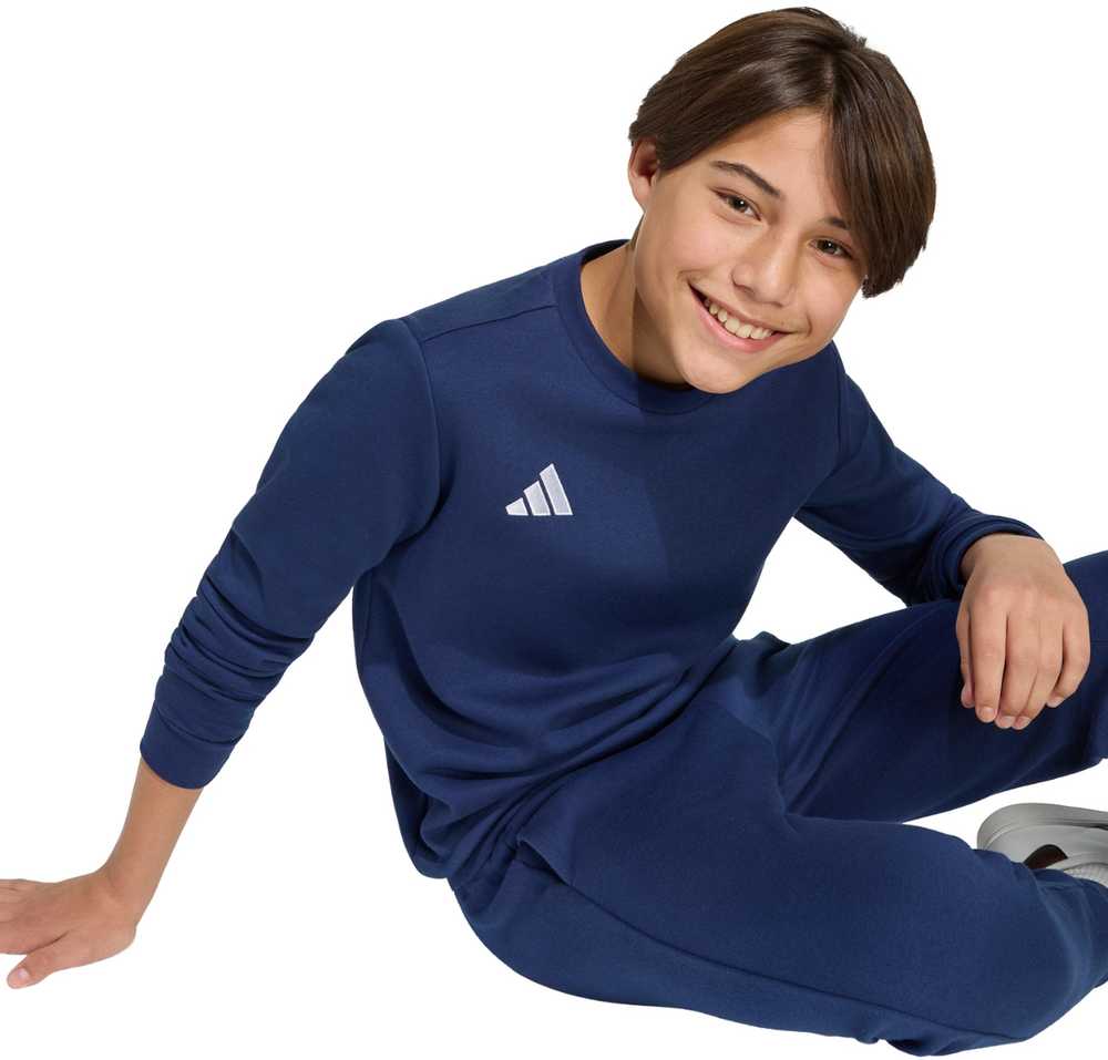 Bluza vaikams adidas Entrada 26 Sweat Top tamsiai mėlyna JZ6552 (128cm)
