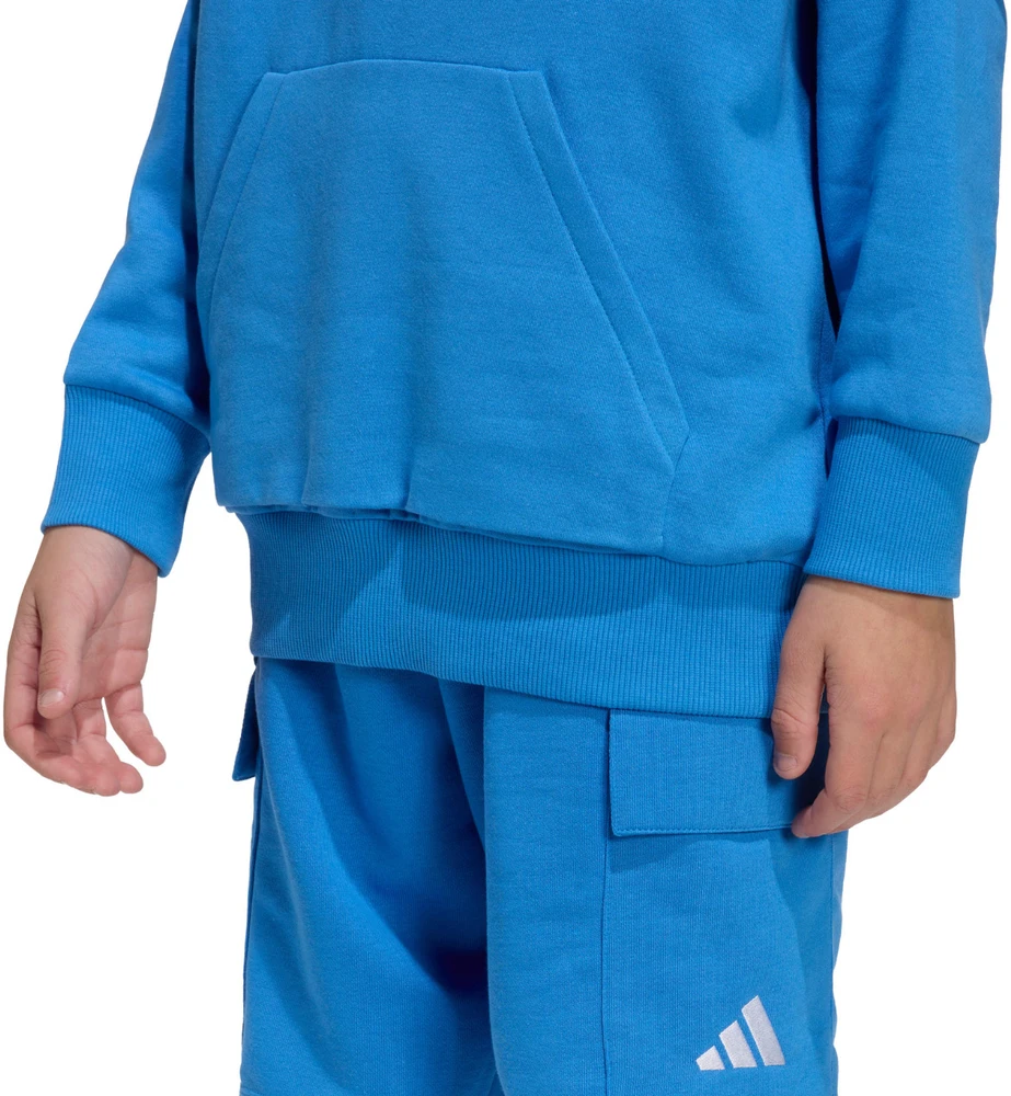 Bluza vaikams adidas Essentials Hoodie mėlyna KD3382 (176cm)
