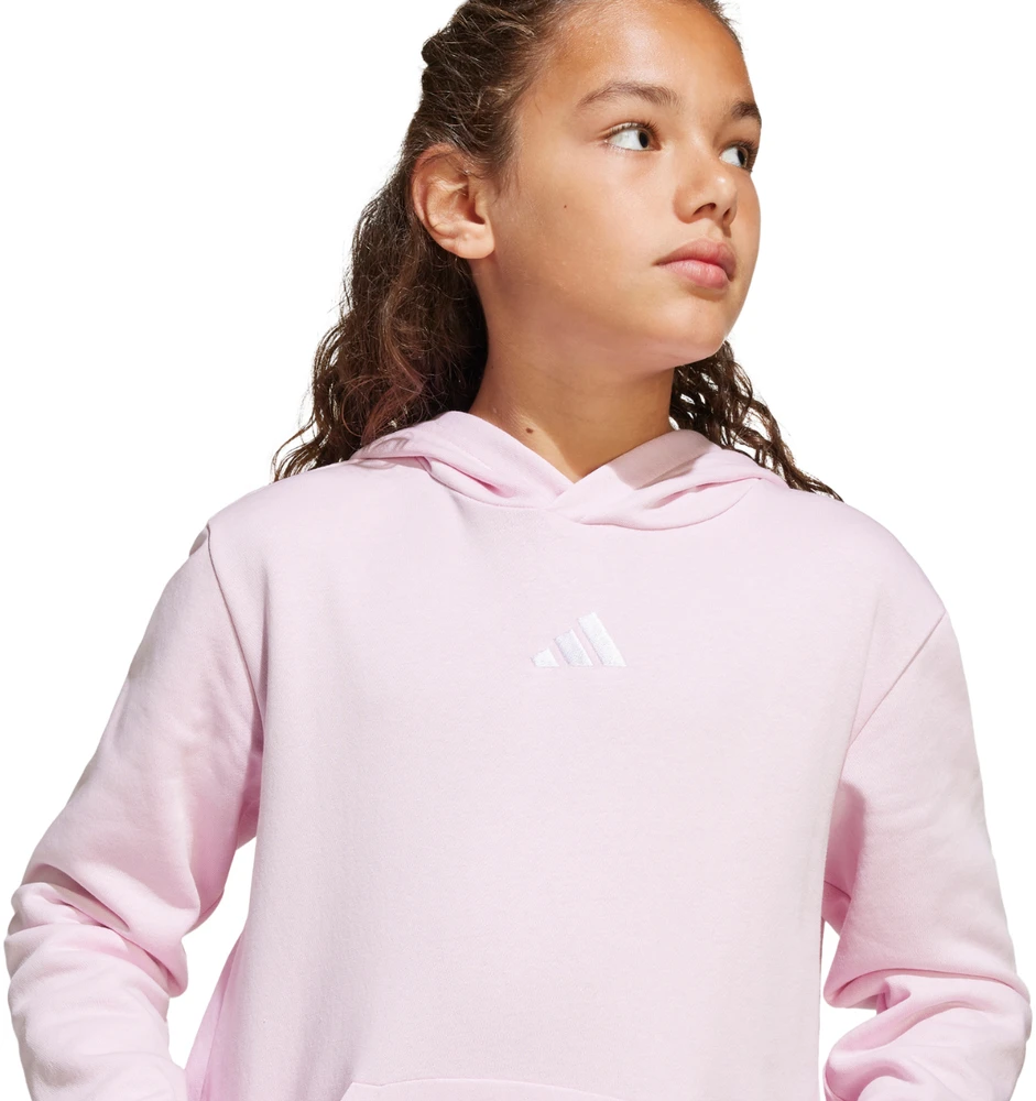 Bluza vaikams adidas Essentials Hoodie rožinė JC9773 (164cm)