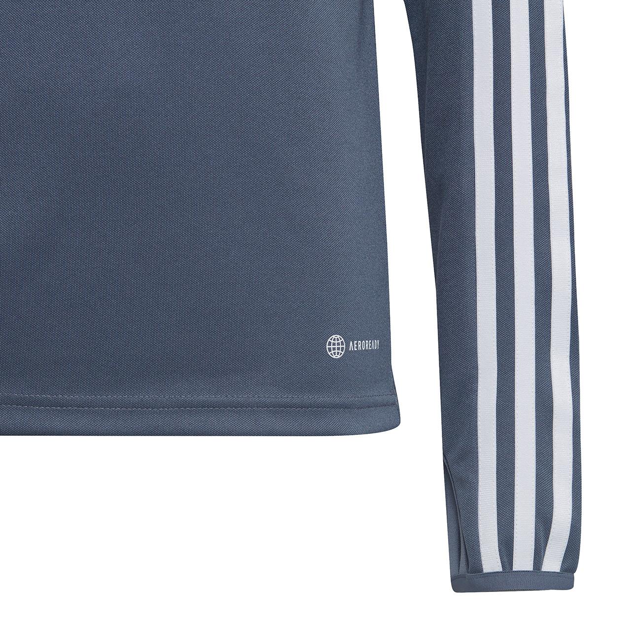 Bluza vaikams adidas Tiro 23 League Training Top szaro-balta HS3491 (140cm)