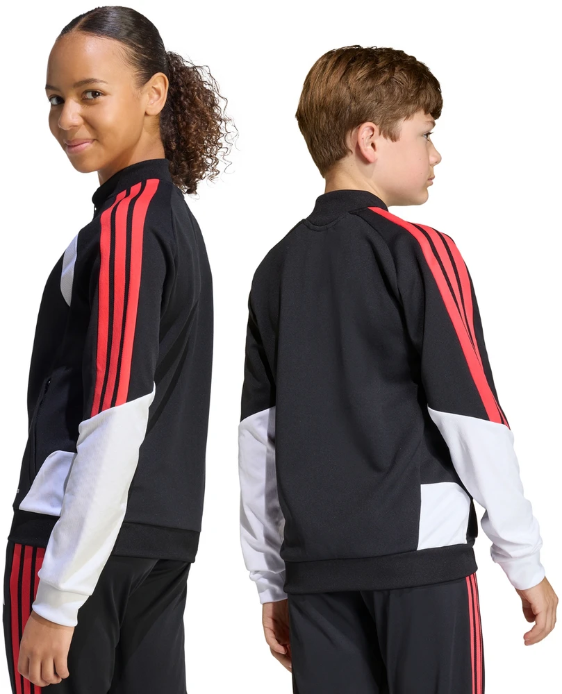adidas Tiro 26 Vaikų džemperis (Konkurencinės treniruotės) Juoda, balta ir raudona KC3791