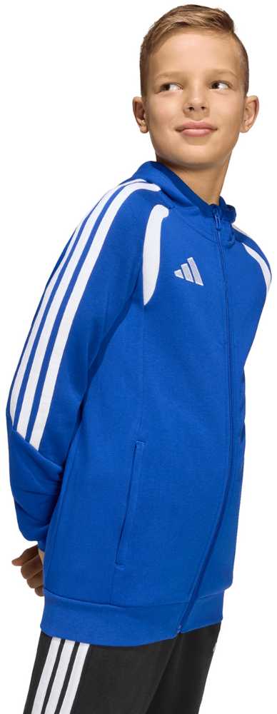 Bluza vaikams adidas Tiro 26 League Sweat Full Zip Hoodie mėlyna KF9102 (152cm)