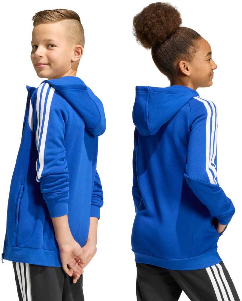Bluza vaikams adidas Tiro 26 League Sweat Full Zip Hoodie mėlyna KF9102 (152cm)