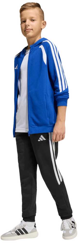 Bluza vaikams adidas Tiro 26 League Sweat Full Zip Hoodie mėlyna KF9102 (152cm)