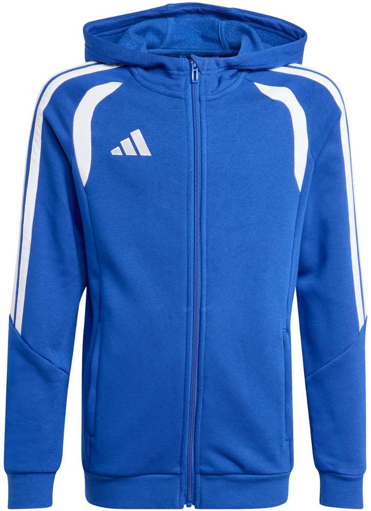 Bluza vaikams adidas Tiro 26 League Sweat Full Zip Hoodie mėlyna KF9102 (152cm)