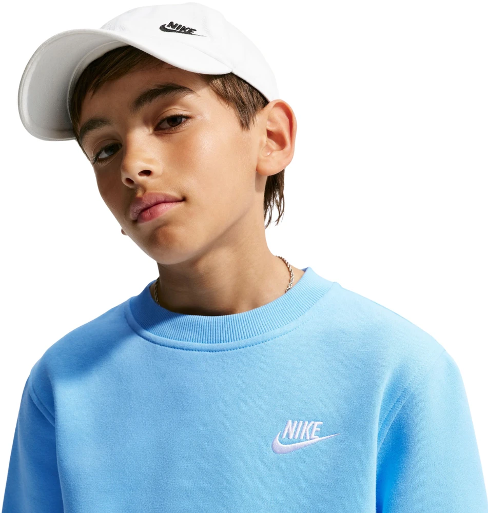 Bluza vaikams Nike Sportswear Club Fleece jasnoniebieska FD3006 497 (XS)