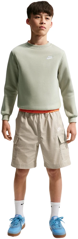 Bluza vaikams Nike Sportswear Club Fleece jasnozielona FD3006 304 (M)