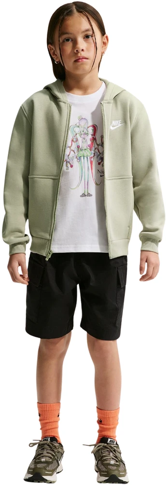Bluza vaikams Nike Sportswear Club Fleece jasnozielona FD3004 304 (M)
