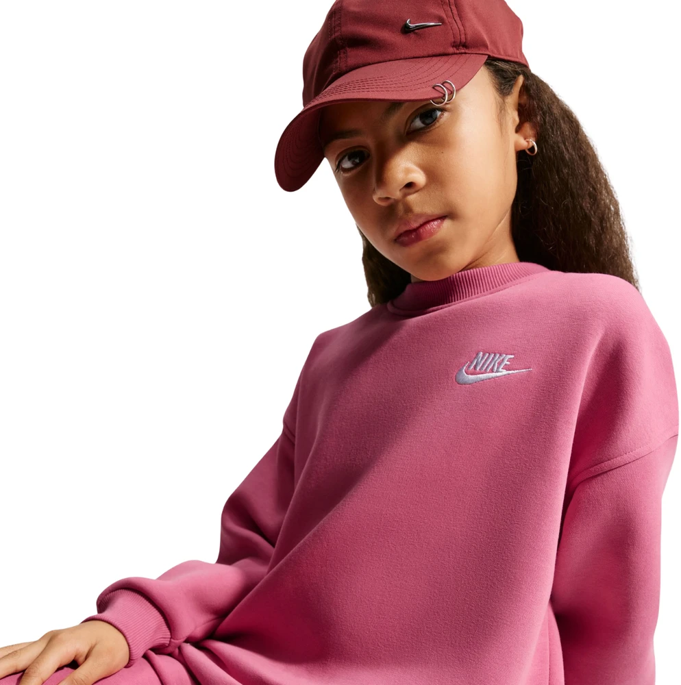 Bluza vaikams Nike Sportswear Club Fleece rožinė FD2923 641 (S)