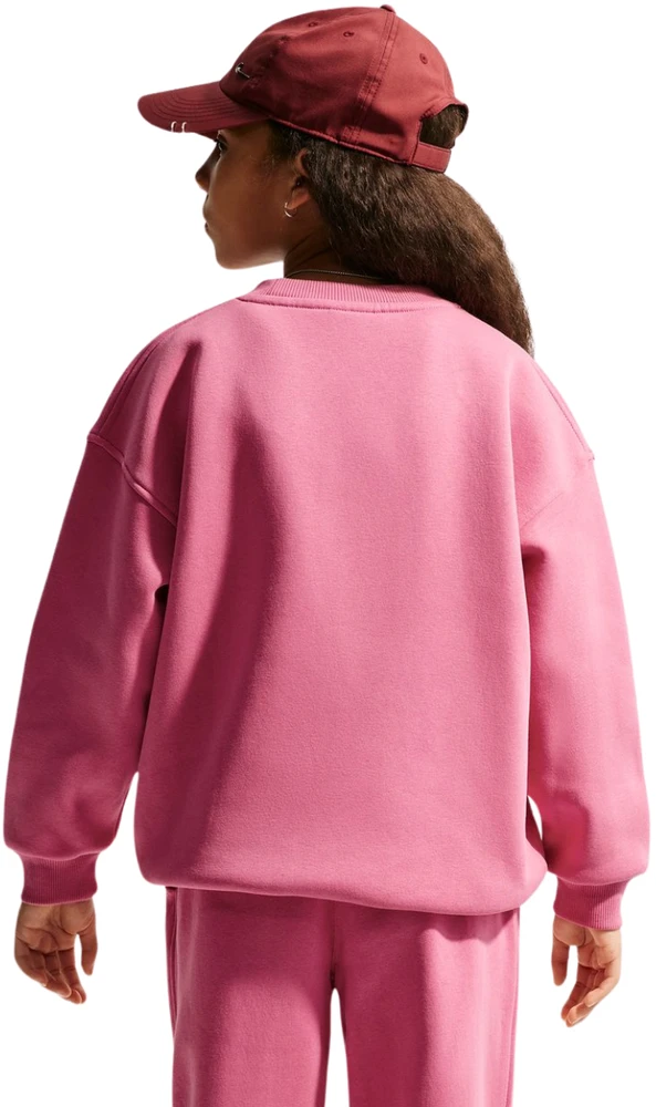 Bluza vaikams Nike Sportswear Club Fleece rožinė FD2923 641 (S)