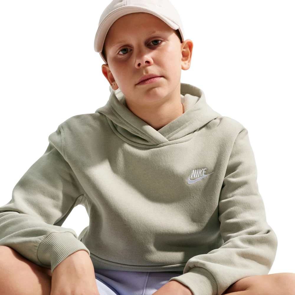 Bluza vaikams Nike Sportswear Club Fleece jasnozielona FD3000 304 (S)
