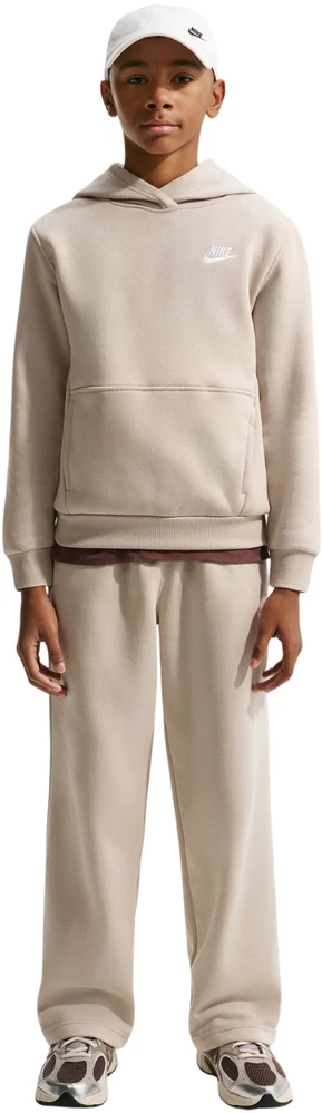 Vaikų „Nike Sportswear Club Fleece" smėlio spalvos megztinis FD3000 236 (L)