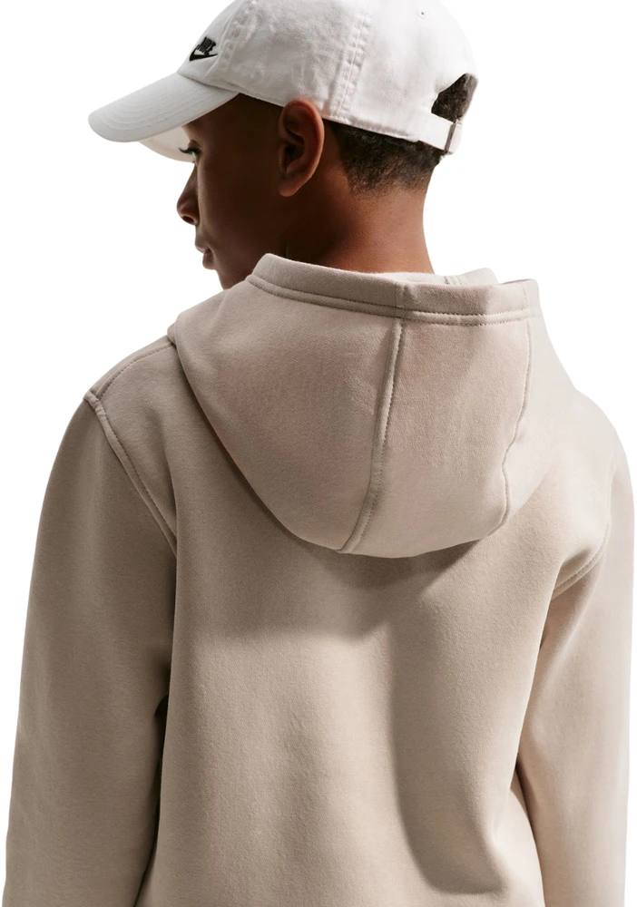 Vaikų „Nike Sportswear Club Fleece" smėlio spalvos megztinis FD3000 236 (L)