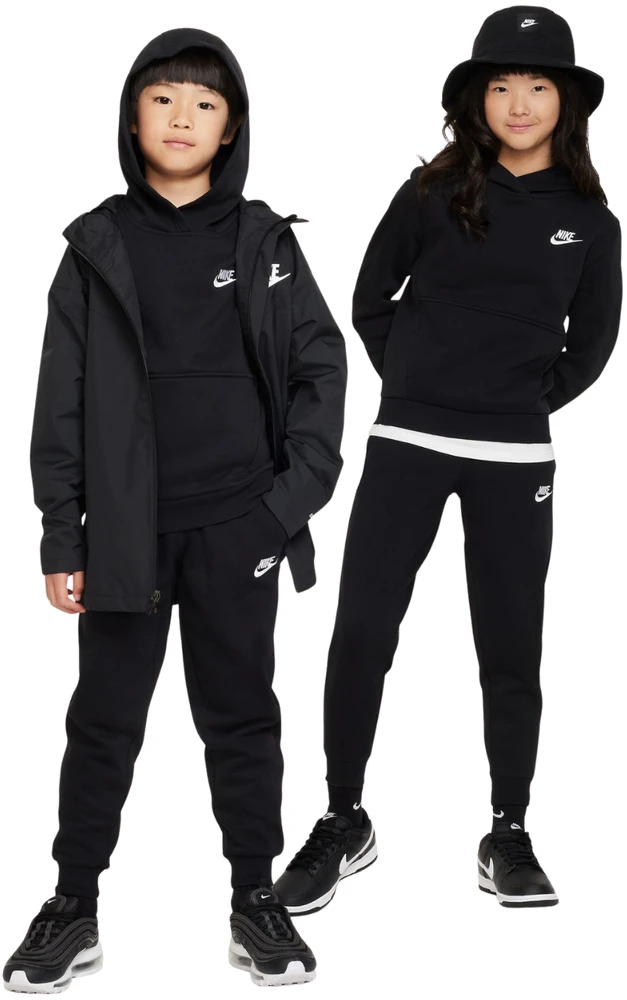Bluza vaikams Nike Sportswear Club Fleece juoda FD3000 010 (M)