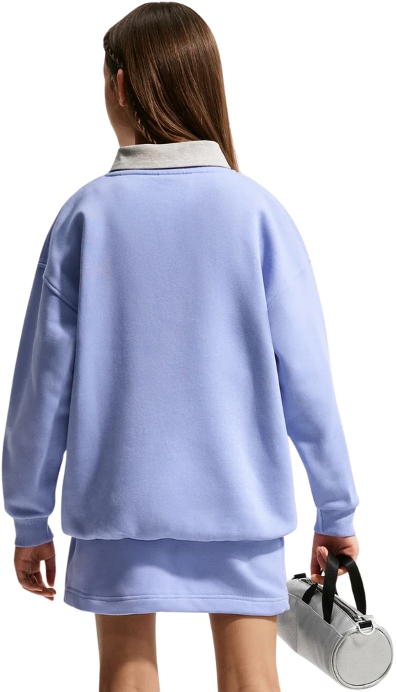 Vaikams Nike Sportswear Club Fleece džemperis šviesiai violetinis FD2923 569 (M)