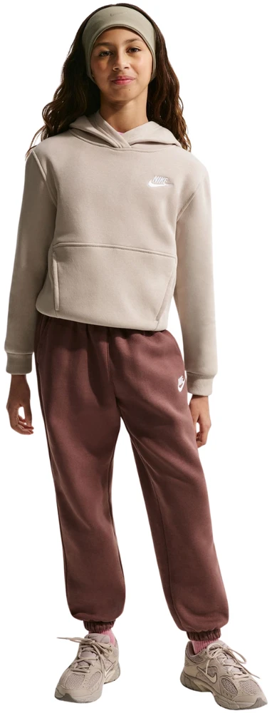 Vaikų „Nike Sportswear Club Fleece" smėlio spalvos megztinis FD3000 236 (L)