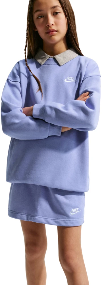 Vaikams Nike Sportswear Club Fleece džemperis šviesiai violetinis FD2923 569 (M)