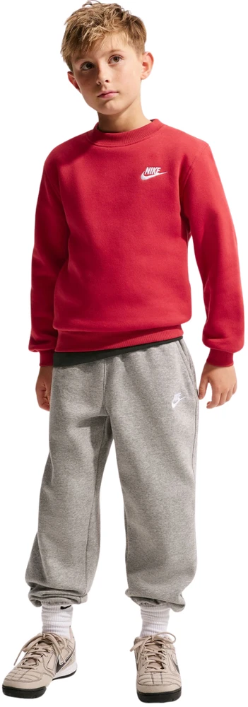 Bluza vaikams Nike Sportswear Club Fleece raudona FD3006 608 (M)