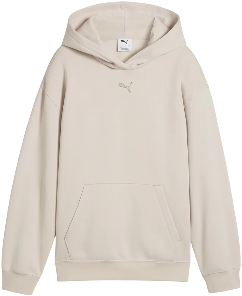 Bluza vaikams Puma ESS Centered Cat Logo Relaxed Hoodie smėlio sp. 692973 82 (152cm)